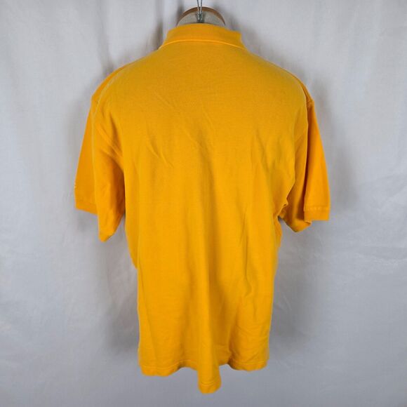 Champion Oregon Ducks Polo Men's L Yellow Green Logo Short Sleeve College NCAA - Picture 6 of 16